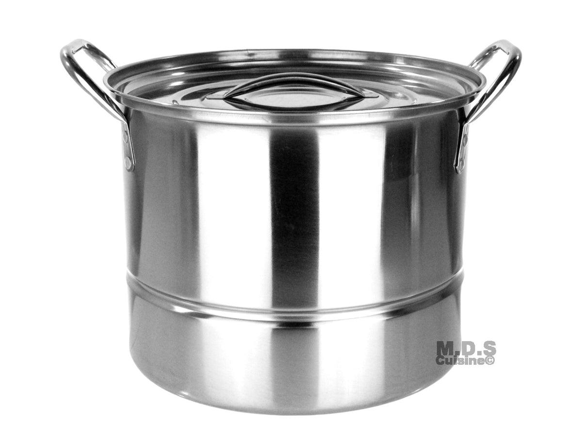 Steamer Pots 12 pc Set Stainless Steel Multi Stock pots Vaporers Tamal –  Kitchen & Restaurant Supplies