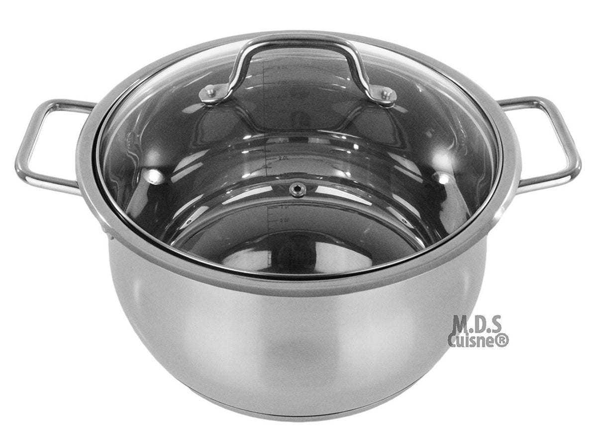 14 Quart Polished Aluminum Stock Pot with Lid, 14 Quart – Richard's Kitchen  Store