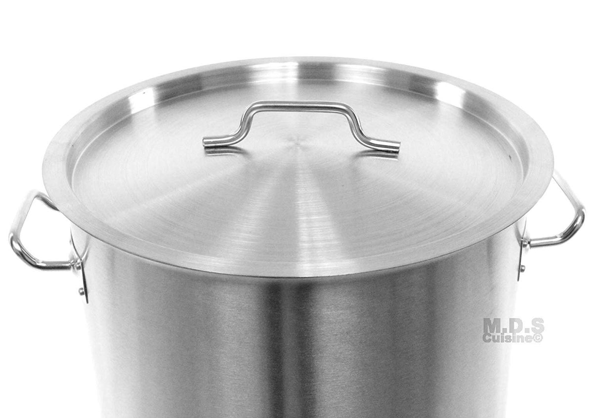 Stock Pot Stainless Steel 15Qt Heavy Duty Boiling Soup New Brewing Cat –  Kitchen & Restaurant Supplies