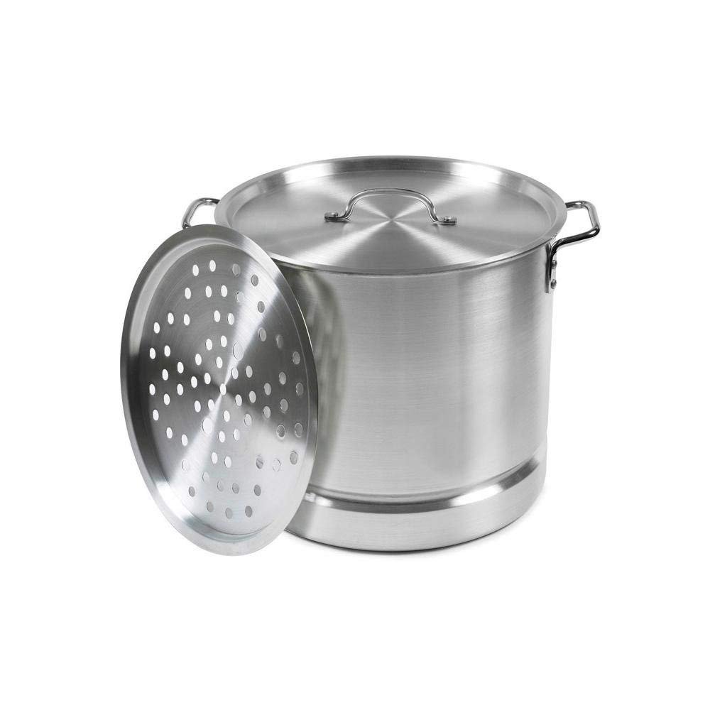 16QT Tamale Steamer Vaporera Stock Pot Premium Thick Aluminum