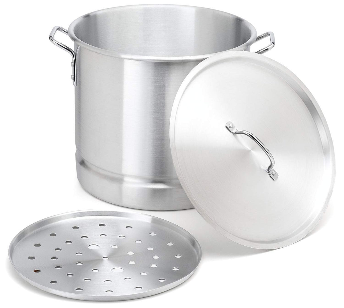 Biggest Loser Nonstick Aluminum 6 qt. Stock Pot with 4 qt. Steamer