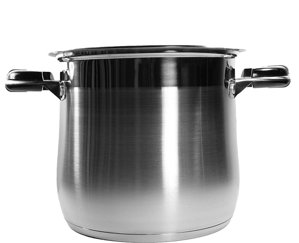  LIANYU 12QT 18/10 Stainless Steel Stock Pot with Lid