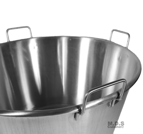Huge 4-Handles Extra Large XXL 33'' Carnitas Cazo Stainless Steel