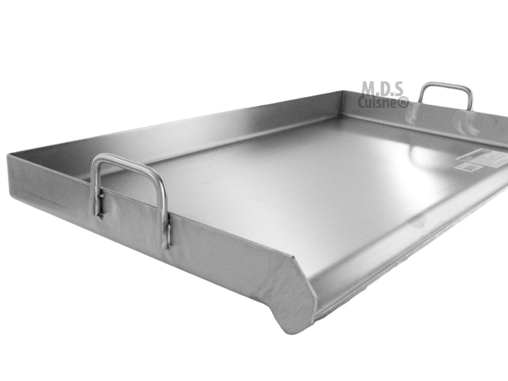 Stainless Steel Flat Top Comal Plancha 18x16 inch BBQ Griddle Outdoo –  Kitchen & Restaurant Supplies