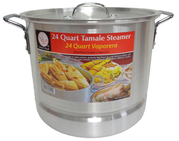 16QT Tamale Steamer Vaporera Stock Pot Premium Thick Aluminum