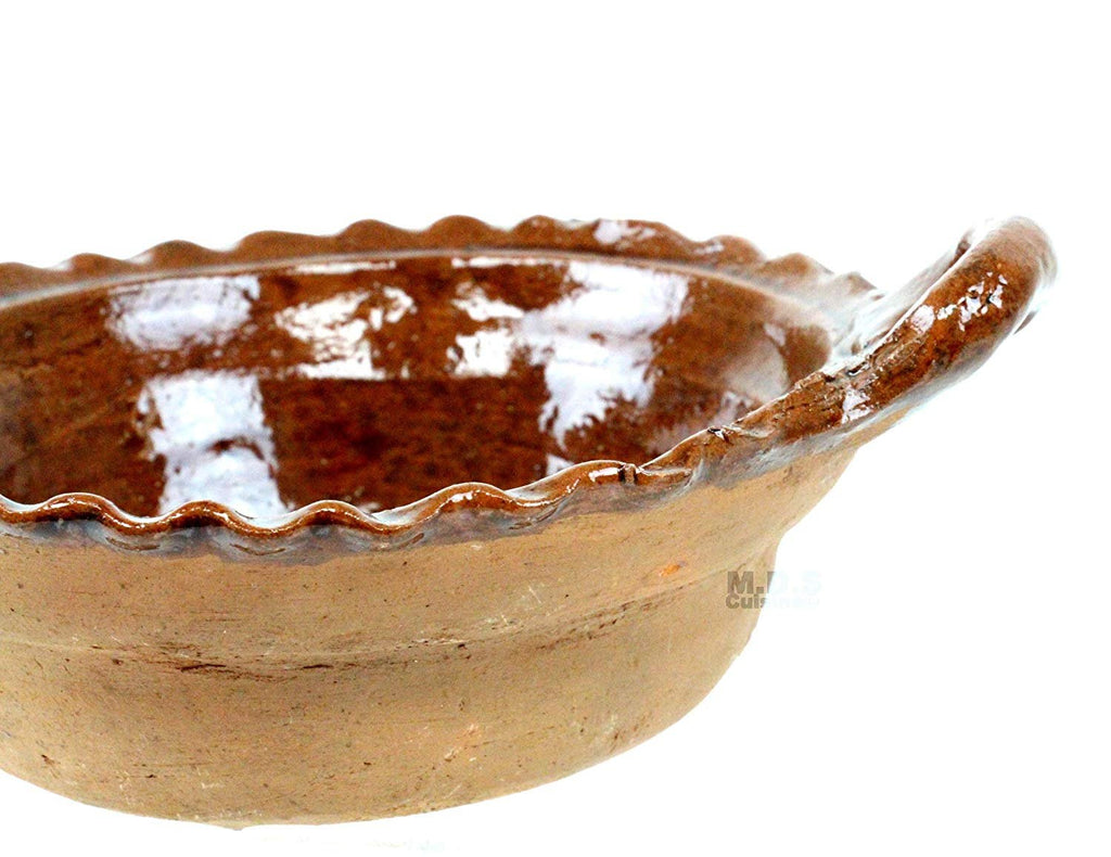  Cazuela De Barro 11.5” Mexican Clay Traditional Casserole  Decorative Artisan Artezenia: Home & Kitchen