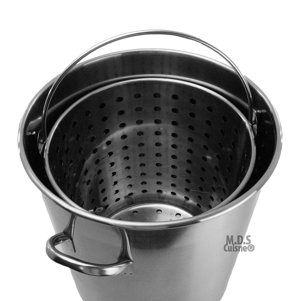 King Kooker KK36SR-36 qt. Stainless Steel Pot - Basket - Lid
