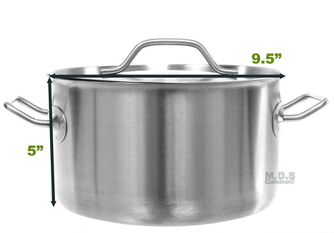 Rena Ware Cookware 6 Qt Stockpot 3-Ply Stainless Dutch Oven Saute