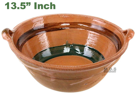 Olla de Barro Frijolera sin Plomo / Lead Free Clay Bean Pot with