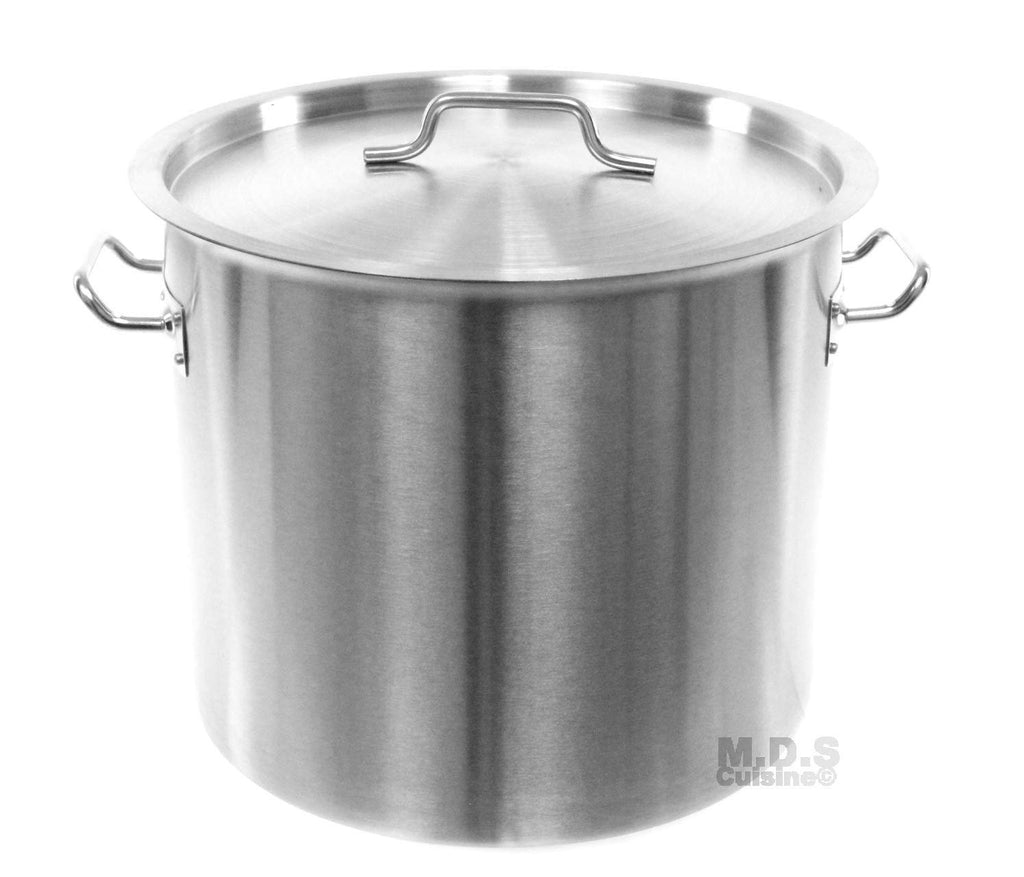 Stock Pot 24 Qt Stainless Steel Commercial Heavy Duty Steamer Pot
