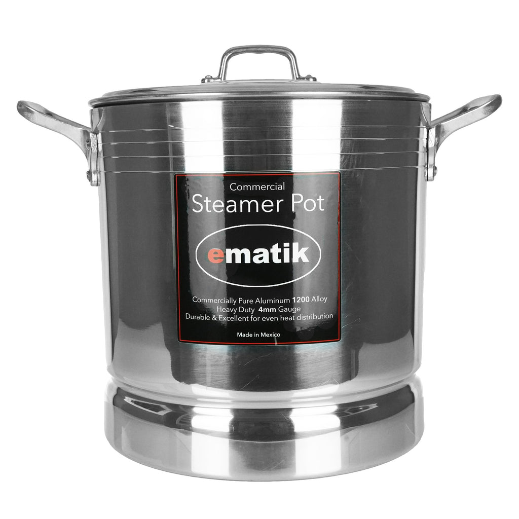 Stock Pot Stainless Steel 60 QT Steamer Brew Vaporera Tamalera for Tam –  Kitchen & Restaurant Supplies